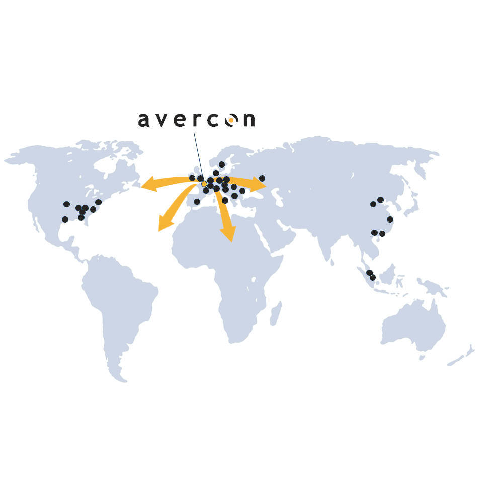 Avercon map