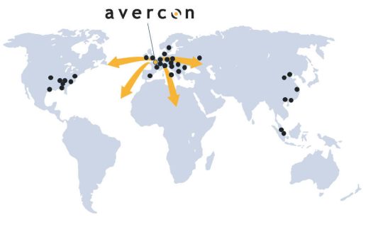 Avercon map